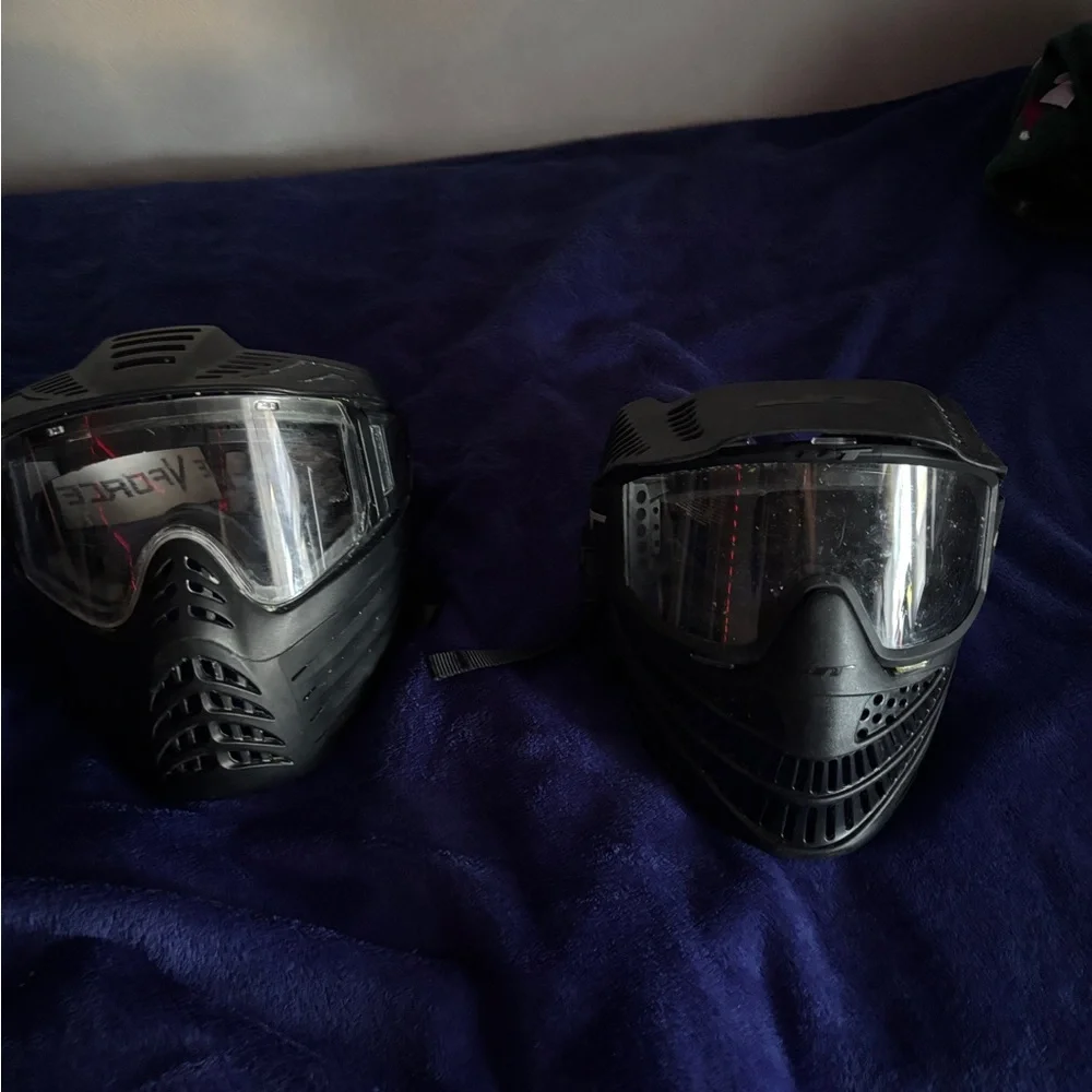 Black V-Force Paintball Masks